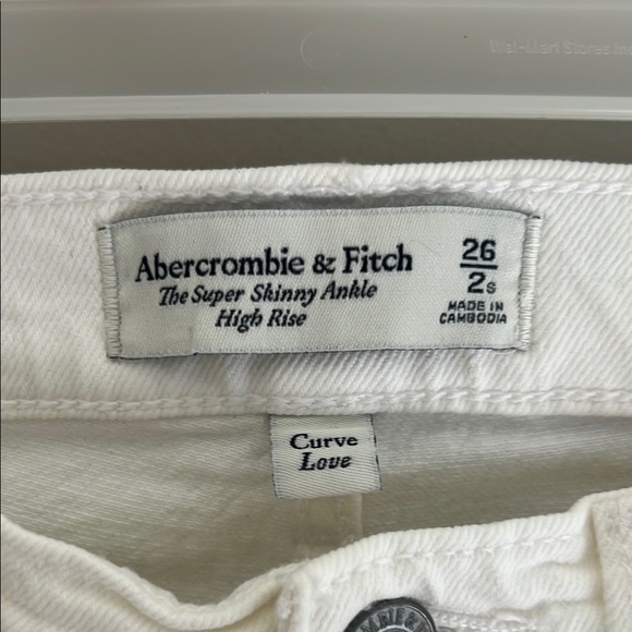 ABERCROMBIE & FITCH Super Skinny Ankle High Rise Curve Love Jeans - Picture 3 of 6